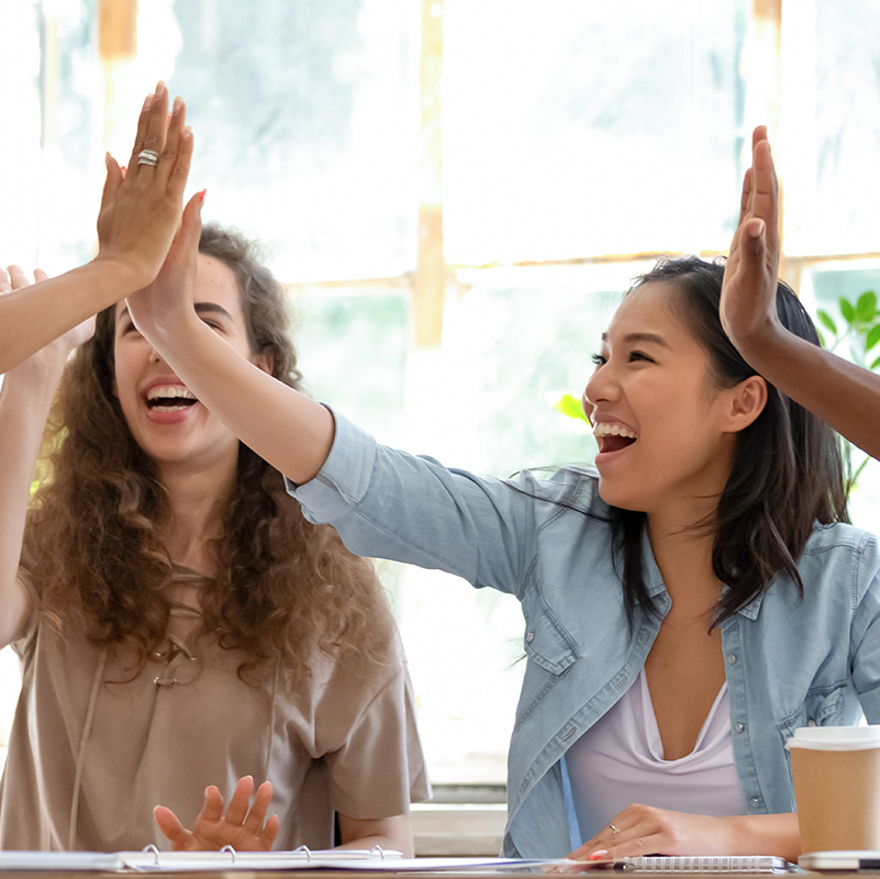 Happy employees